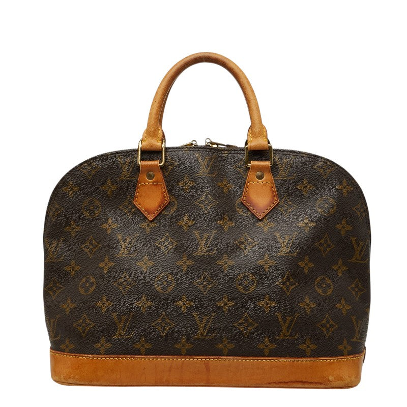 ルイ ヴィトン モノグラム アルマ 旧型 ハンドバッグ M51130 ブラウン PVC レザー レディース LOUIS VUITTON 【中古】