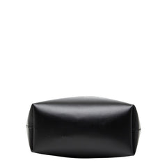 マルニ ロゴ 斜めかけ ショルダーバッグ ブラック レザー レディース MARNI 【中古】