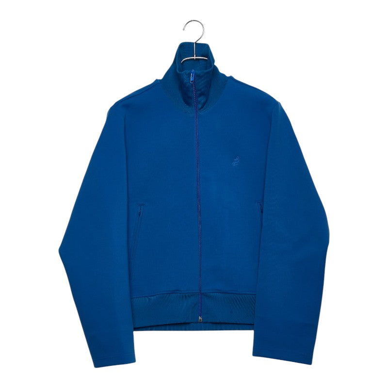 バレンシアガ ロゴ ブルゾン トラックジャケット サイズ40 457949 TTK23 ブルー レーヨン ナイロン レディース BALENCIAGA 【中古】