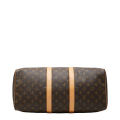 ルイ ヴィトン モノグラム キーポル45 ボストンバッグ ハンドバッグ M41428 ブラウン PVC レザー レディース LOUIS VUITTON 【中古】
