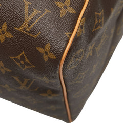 ルイ ヴィトン モノグラム キーポル45 ボストンバッグ ハンドバッグ M41428 ブラウン PVC レザー レディース LOUIS VUITTON 【中古】