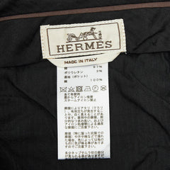 エルメス ボトムス パンツ ズボン サイズ40 ブラック コットン ポリウレタン メンズ HERMES 【中古】