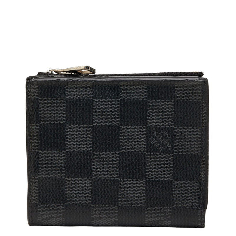 ルイ ヴィトン ダミエ グラフィット ポルトフォイユ スマート 二つ折り財布 N64021 PVC メンズ LOUIS VUITTON 【244-80304】 ルイ ヴィトン ダミエ グラフィット ポルトフォイユ スマート ブラック