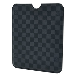 ルイ ヴィトン ダミエ グラフィット エテュイ IPAD タブレットケース N60033 ブラック グレー PVC メンズ LOUIS VUITTON 【中古】