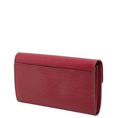 ルイ ヴィトン エピ ポルトフォイユ サラ 長財布 M60580 フューシャ ピンク系 レザー レディース LOUIS VUITTON 【中古】