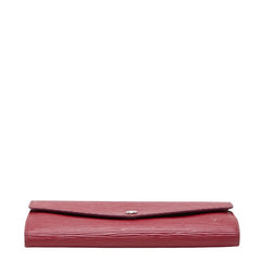 ルイ ヴィトン エピ ポルトフォイユ サラ 長財布 M60580 フューシャ ピンク系 レザー レディース LOUIS VUITTON 【中古】