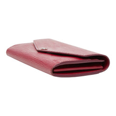 ルイ ヴィトン エピ ポルトフォイユ サラ 長財布 M60580 フューシャ ピンク系 レザー レディース LOUIS VUITTON 【中古】