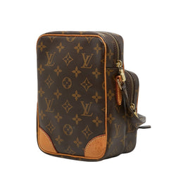 ルイ ヴィトン モノグラム アマゾン 斜め掛け ショルダーバッグ M45236 ブラウン PVC レザー レディース LOUIS VUITTON 中古