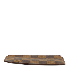 ルイ ヴィトン ダミエ ポシェット クレ コインケース N62658 ブラウン PVC レザー レディース LOUIS VUITTON 中古