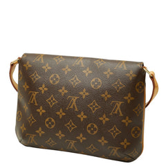 ルイ ヴィトン モノグラム ミュゼット タンゴ ショート ショルダーバッグ M51257 ブラウン PVC レザー レディース LOUIS VUITTON 【中古】