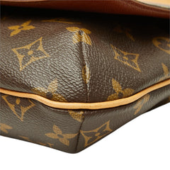 ルイ ヴィトン モノグラム ミュゼット タンゴ ショート ショルダーバッグ M51257 ブラウン PVC レザー レディース LOUIS VUITTON 【中古】