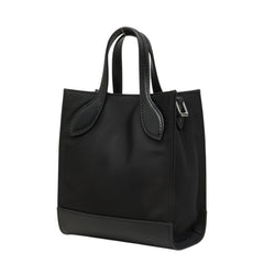 バリー バー キープオン ミニ ハンドバッグ ショルダーバッグ 2WAY WAM03E NY284 ブラック ナイロン レザー レディース BALLY 中古