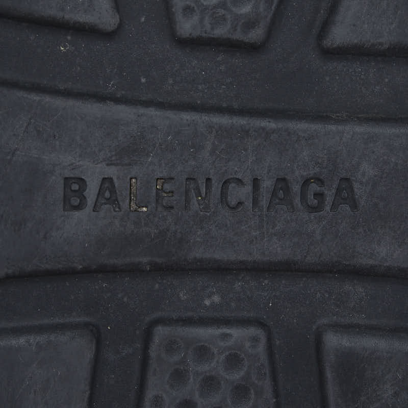 バレンシアガ スピードトレーナー スニーカー サイズ：40 ブラック ホワイト ラバー ファブリック メンズ BALENCIAGA 【中古】