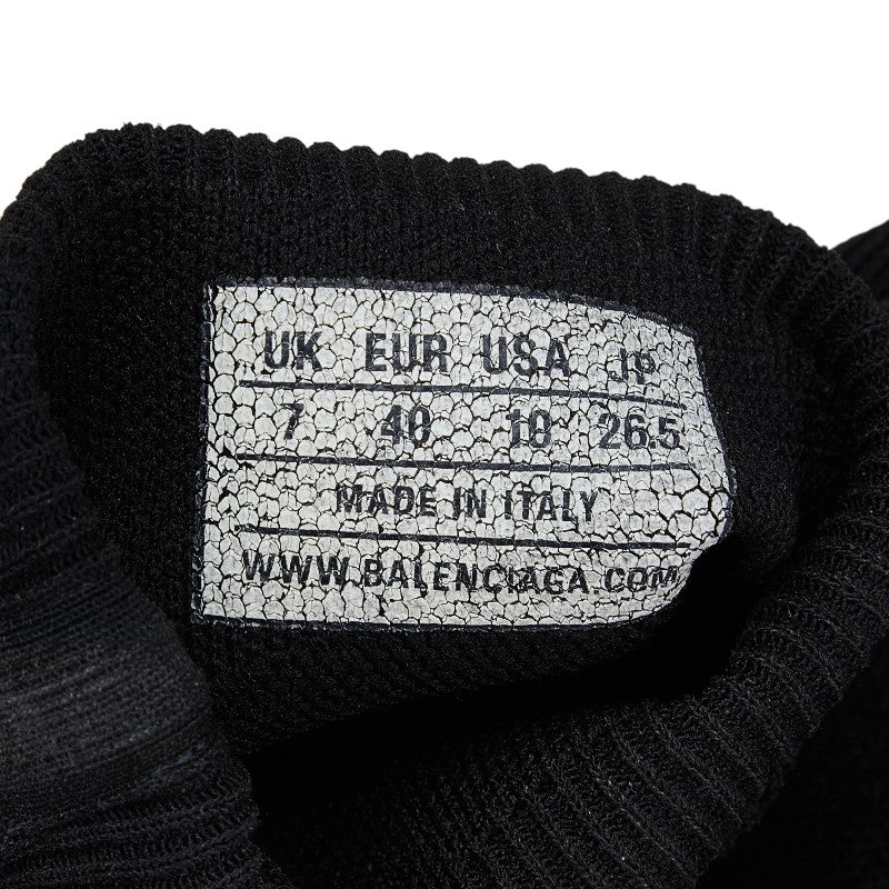 バレンシアガ スピードトレーナー スニーカー サイズ：40 ブラック ホワイト ラバー ファブリック メンズ BALENCIAGA 【中古】
