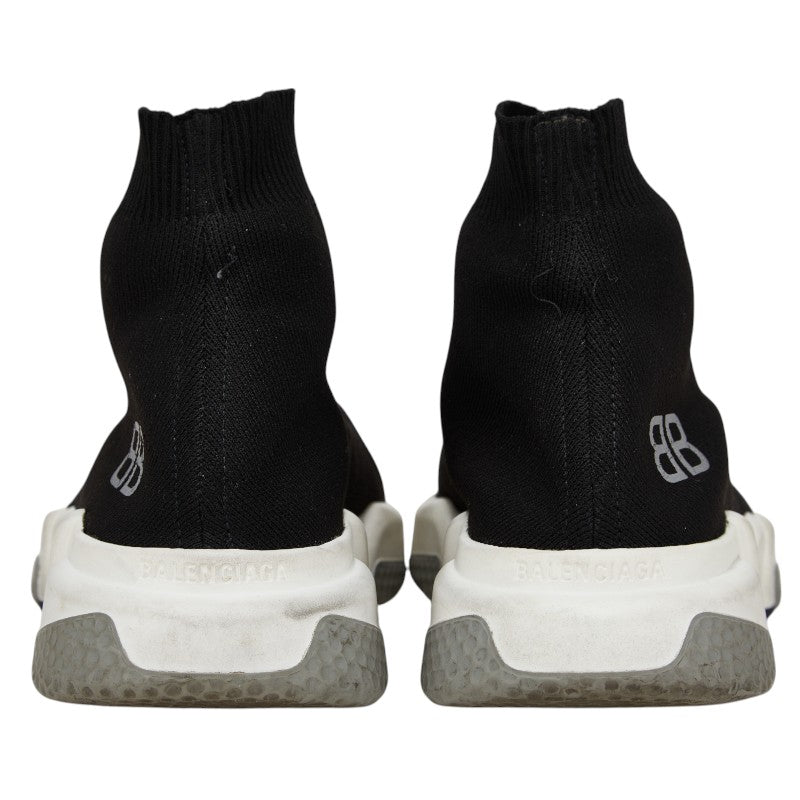 バレンシアガ スピードトレーナー スニーカー サイズ：40 ブラック ホワイト ラバー ファブリック メンズ BALENCIAGA 【中古】
