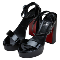 クリスチャンルブタン パンプス ハイヒール サイズ：41 ブラック パテントレザー レディース Christian Louboutin 【中古】