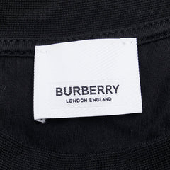 バーバリー TBロゴ Tシャツ サイズ：XS ブラック ホワイト コットン メンズ BURBERRY 【中古】
