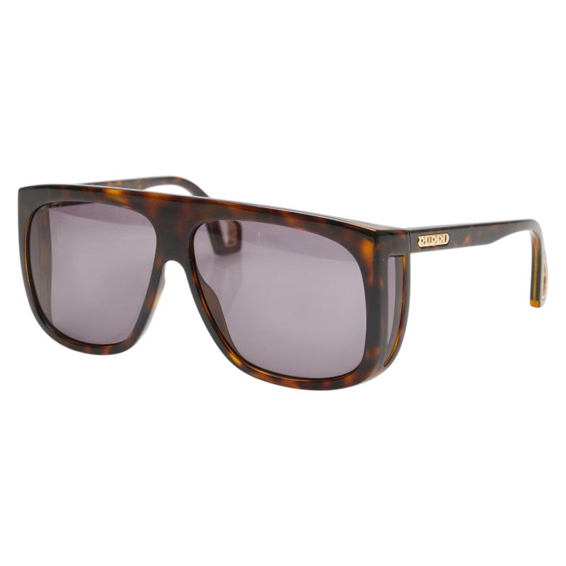 グッチ サングラス GG0525S ブラウン プラスチック レディース GUCCI 【中古】