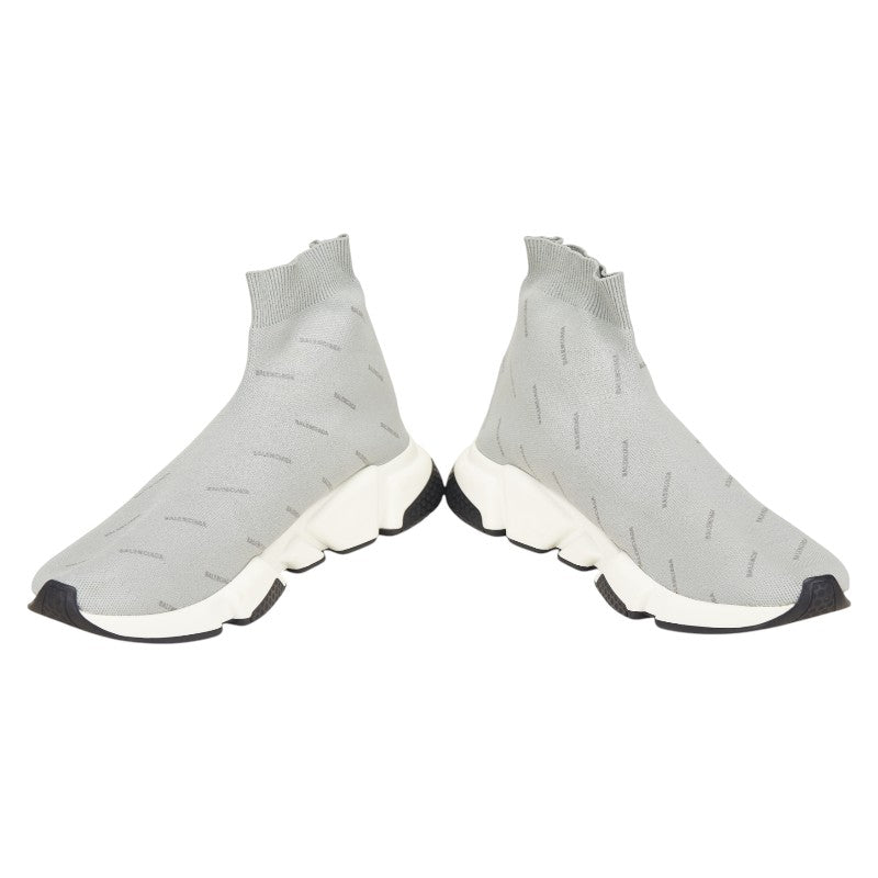 バレンシアガ スピードトレーナー ソックススニーカー サイズ:31 グレー ホワイト ファブリック メンズ BALENCIAGA 【中古】