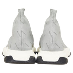 バレンシアガ スピードトレーナー ソックススニーカー サイズ:31 グレー ホワイト ファブリック メンズ BALENCIAGA 【中古】