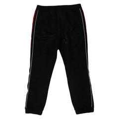 グッチ ジャージ スウェットパンツ サイズ:M ブラック レッド ポリエステル コットン レディース GUCCI 【中古】
