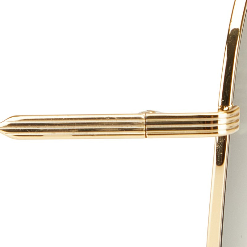 VICTORIA BECKHAM ヴィクトリアベッカム ティアドロップ サングラス VBS133 ゴールド ブラウン プラスチック レディース 【中古】