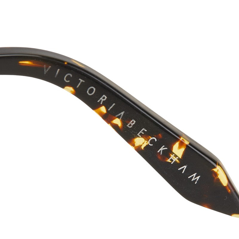 VICTORIA BECKHAM ヴィクトリアベッカム ティアドロップ サングラス VBS133 ゴールド ブラウン プラスチック レディース 【中古】