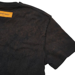 ルイ ヴィトン LV スプレッド エンブロイダリー 半袖Ｔシャツ サイズ:S ブラック コットン メンズ LOUIS VUITTON 【中古】