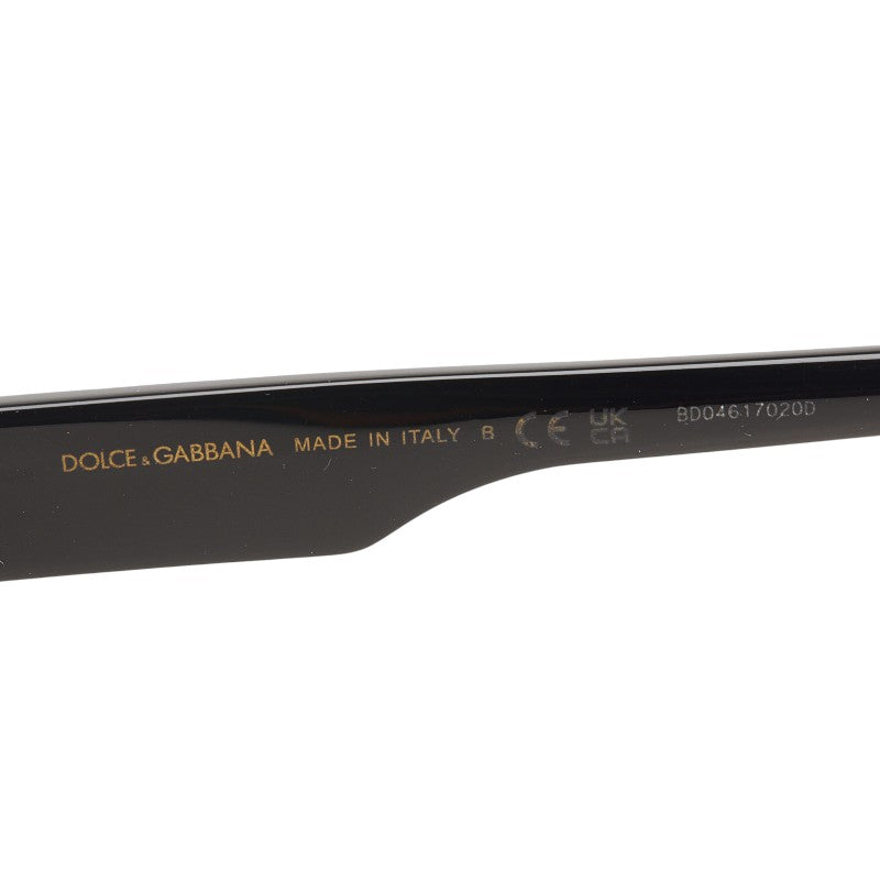 ドルチェアンドガッバーナ DGロゴ サングラス DG4402 ブラック プラスチック レディース DOLCE&GABBANA 【中古】