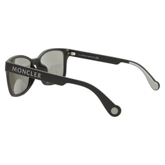 モンクレール スクエア ロゴ ライトミラーレンズ サングラス ML0164K ダークグレー プラスチック メンズ MONCLER 【中古】