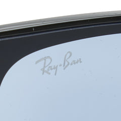 レイバン アジアンフィット ウェイファーラー ウェリントン サングラス RB4391D ブラック ブルー プラスチック メンズ Ray-Ban 【中古】