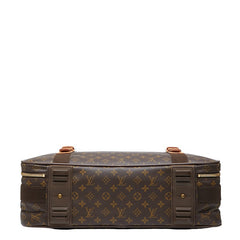 ルイ ヴィトン モノグラム サテライト53 スーツケース トラベルバッグ M23356 ブラウン PVC レザー レディース LOUIS VUITTON 【中古】