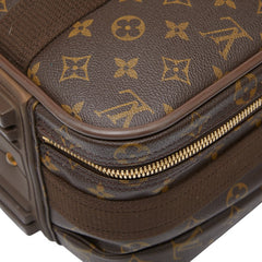 ルイ ヴィトン モノグラム サテライト53 スーツケース トラベルバッグ M23356 ブラウン PVC レザー レディース LOUIS VUITTON 【中古】