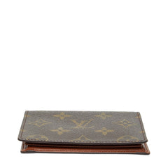 ルイ ヴィトン モノグラム ジャポン サンガプール パスケース カードケース 名刺入れ M60530 ブラウン PVC レディース LOUIS VUITTON 【中古】