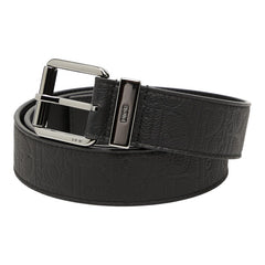 ディオール グラビティ ベルト サイズ95 4333RUFLG-H00N ブラック レザー メンズ Dior 【中古】