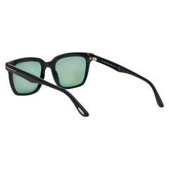 トムフォード ウエリントン サングラス TF646-01N ブラック グリーン プラスチック レディース TOM FORD 【中古】