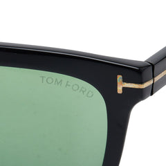 トムフォード ウエリントン サングラス TF646-01N ブラック グリーン プラスチック レディース TOM FORD 【中古】