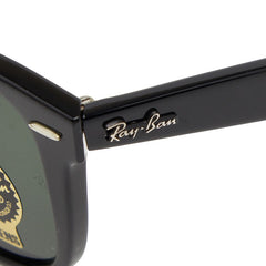 レイバン ウェイファーラー サングラス RB2140-A ブラック プラスチック メンズ Ray-Ban 【中古】