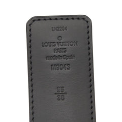 ルイ ヴィトン モノグラム エクリプス ベルト LV イニシャル 40MM リバーシブル サイズ：95/38 M9043T ブラック レザー メンズ LOUIS VUITTON 【中古】