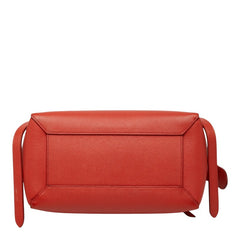 セリーヌ ベルトバッグ マイクロ ハンドバッグ ショルダーバッグ 2WAY オレンジ レザー レディース CELINE 【中古】