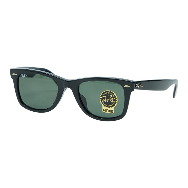 レイバン ウェイファーラー サングラス RB2140F ブラック プラスチック メンズ Ray-Ban 【中古】