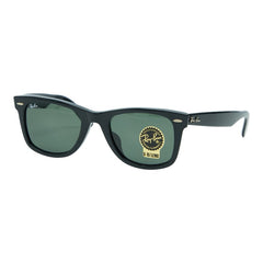 レイバン ウェイファーラー サングラス RB2140F ブラック プラスチック メンズ Ray-Ban 【中古】