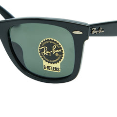 レイバン ウェイファーラー サングラス RB2140F ブラック プラスチック メンズ Ray-Ban 【中古】