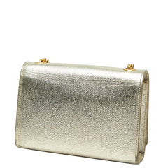 サンローラン YSLロゴ ケイト 斜め掛け チェーン ショルダーバッグ 354121 ゴールド レザー レディース SAINT LAURENT 【中古】