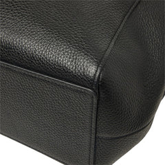 コーチ トートバッグ ショルダーバッグ F80268 ブラック レザー レディース COACH 【中古】