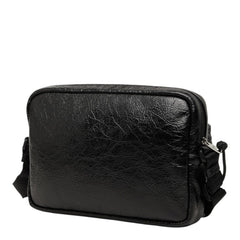 バレンシアガ EXPLORER エクスプローラー カメラバッグ ショルダーバッグ 斜めかけ 845592 ブラック レザー メンズ BALENCIAGA 中古