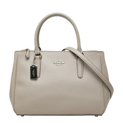 コーチ サリー キャリーオール ハンドバッグ ショルダーバッグ 2WAY F44958 ベージュ系 レザー レディース COACH 中古