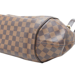 ルイ ヴィトン ダミエ システィナGM ハンドバッグ N41540 ブラウン PVC レザー レディース LOUIS VUITTON 中古