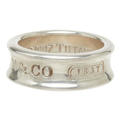 ティファニー 1837 ミディアム リング 指輪 SV925 シルバー レディース TIFFANY&Co. 中古