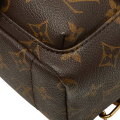 ルイ ヴィトン パームスプリングス バックパック ミニ リュック・デイパック M44873 ブラウン PVC レザー レディース LOUIS VUITTON 中古